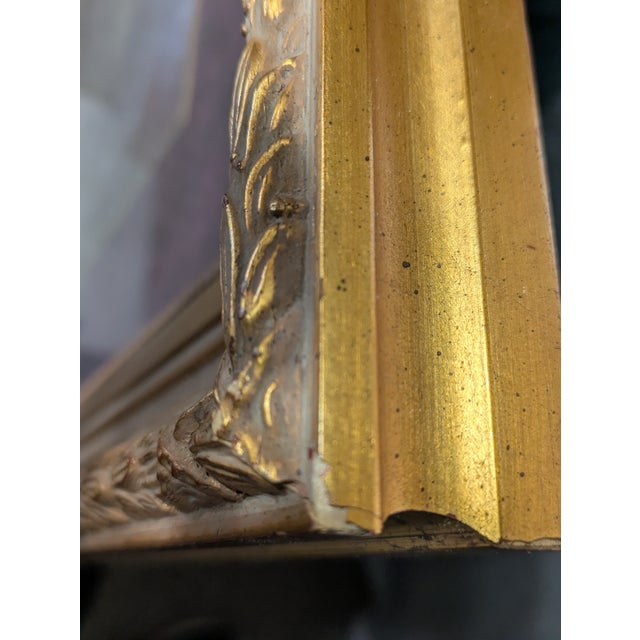 Printmaking Materials 1990s Limited Edition Offset Lithograph of the Garden of Prayer by Thomas Kinkade. Framed Print Number 2838 For Sale - Image 7 of 12