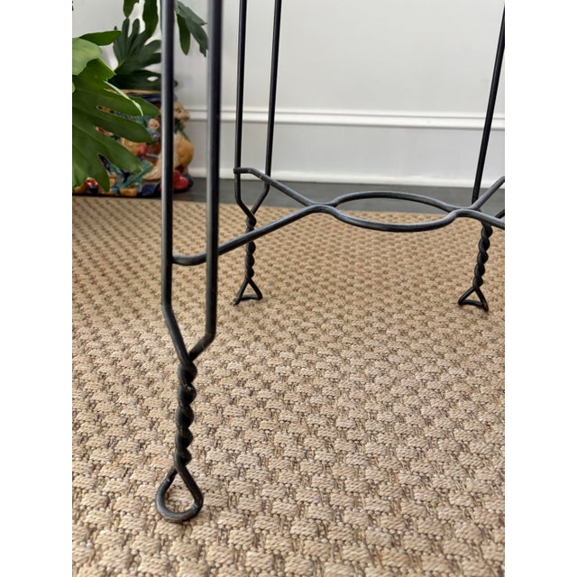 Mid 20th Century Vintage Vanity Stool For Sale - Image 6 of 9