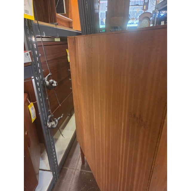 1960s Danish Teak Secretary Desk Pull Out Top For Sale - Image 4 of 14