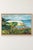 This vintage Bermuda coastal landscape art print by Winslow Homer captures a brilliant tropical flower garden overlooking...
