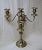 Mid 20th Century Game of Thrones Style Silver Plated British Candelabra For Sale - Image 5 of 11