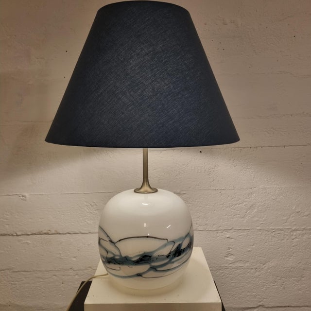 Sakura Table Lamp by Michael Bang for Holmegaard, Denmark, 1980s For Sale - Image 3 of 15