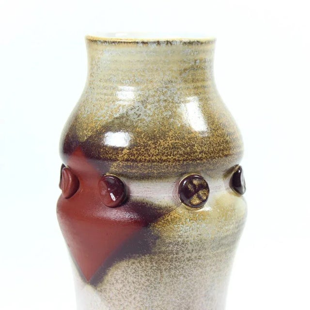 1960s Mid-Century Ceramic Vase, Czechoslovakia, 1960s For Sale - Image 5 of 10