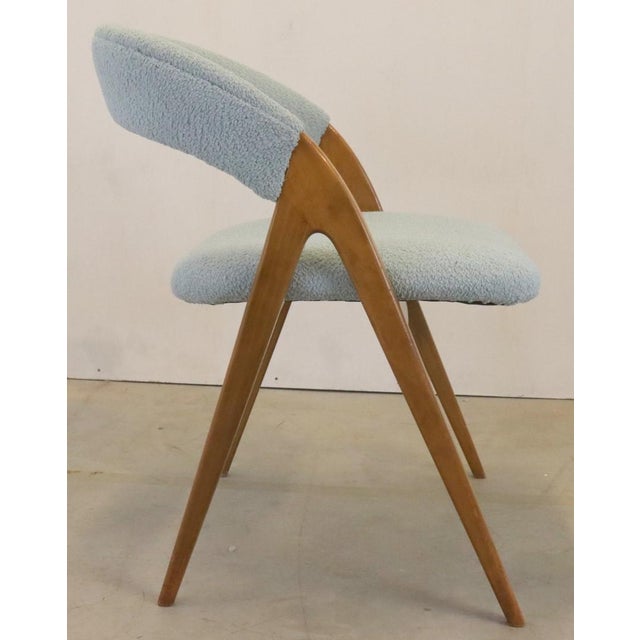 Mehlmels Chair in Teddy Fabric from WK Möbel For Sale - Image 10 of 17