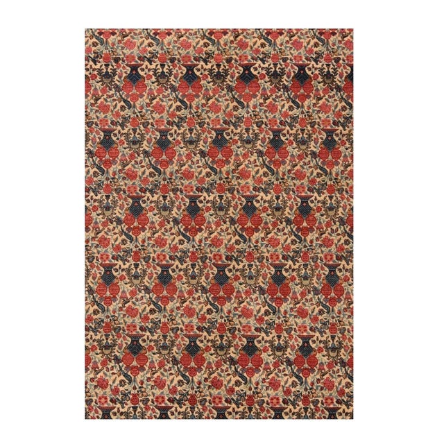 Traditional Antique Tehran Zele Sultan Rug 8'6'' x 11'9'' For Sale - Image 3 of 3