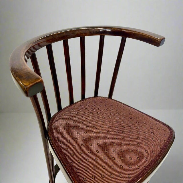 Brown Pair of Antique Thonet Side Chairs For Sale - Image 8 of 9