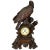 Antique Swiss Wooden Mantel Clock with Eagle, 1900s For Sale - Image 12 of 12