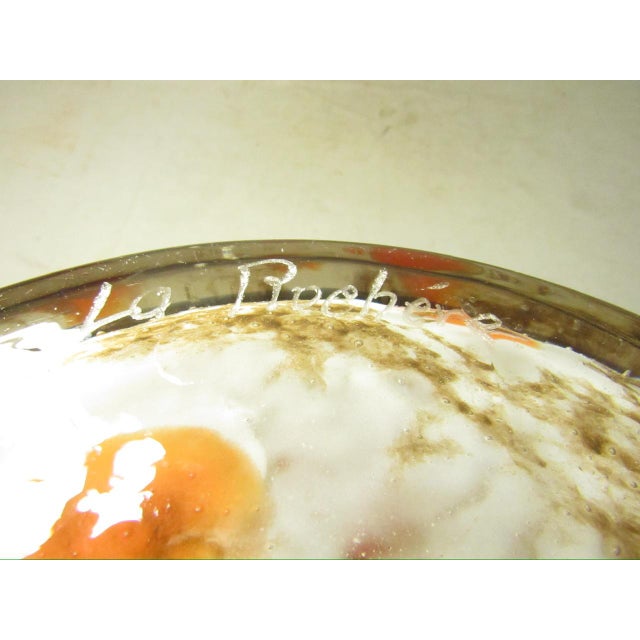 French La Rochére Studio Art Glass Lamp For Sale - Image 9 of 14