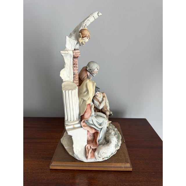 Vintage 1983 Giuseppe Armani Florence Collection Nativity Group Sculpture #619c For Sale - Image 4 of 11