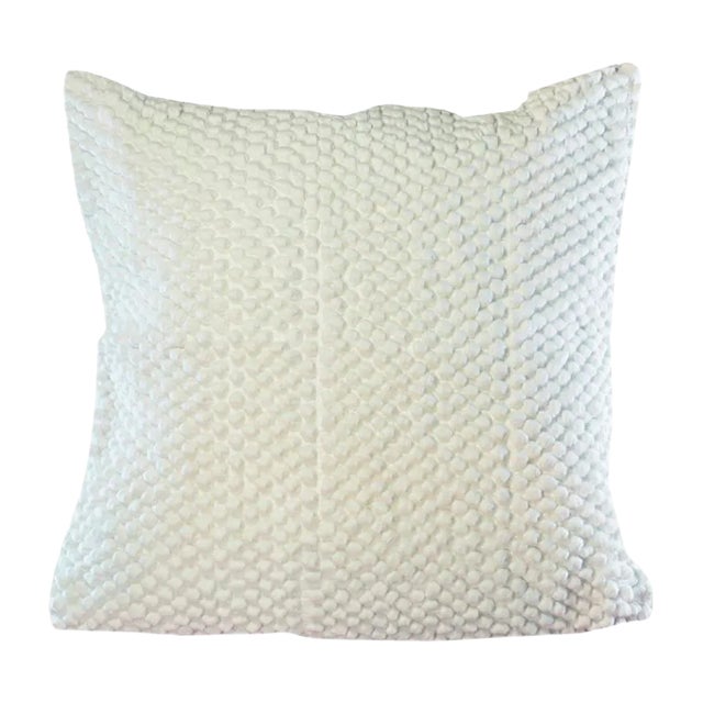 White Mushroom Pillow by R & U Atelier For Sale