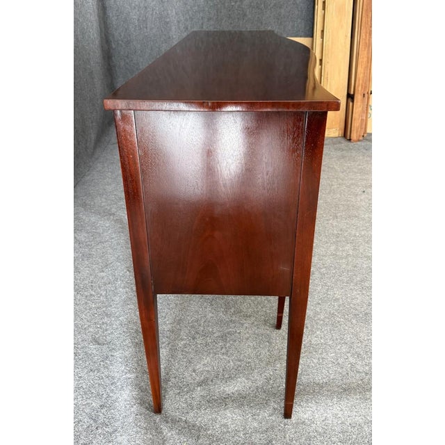 Brown Vintage Hickory Chair Historical James River Plantation Mahogany Sideboard For Sale - Image 8 of 13
