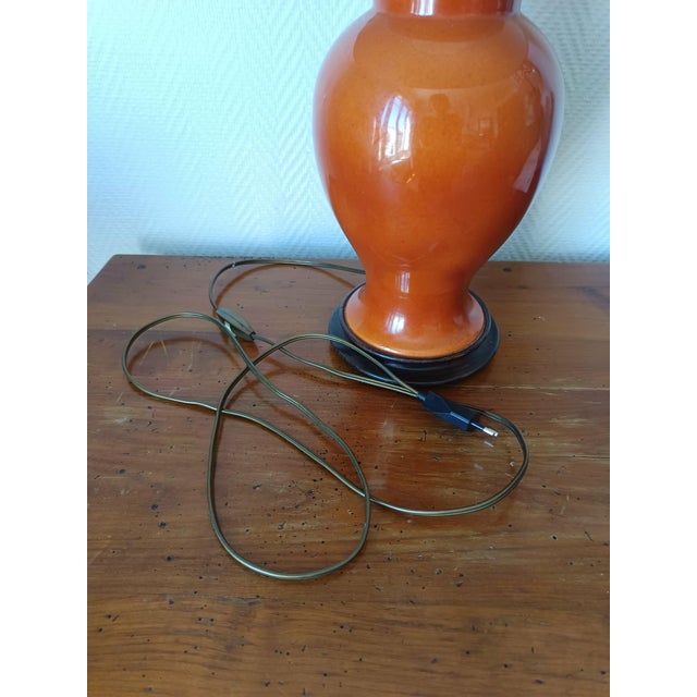 Ceramic Porcelain Lamp by Mergey for Limoges, 1960s For Sale - Image 7 of 12
