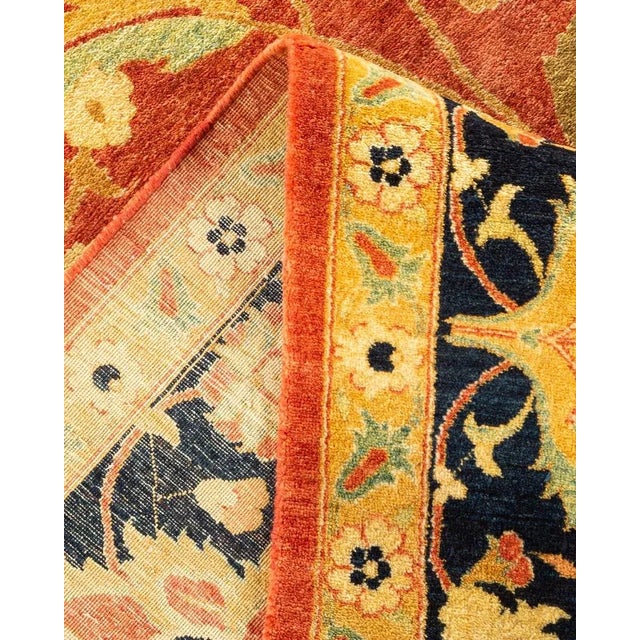 Mogul, One-of-a-Kind Hand-Knotted Area Rug in Orange, 8' 1" x 10' 4" For Sale In New York - Image 6 of 8