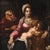 Great Italian painting from the second half of the 16th century. Oil on canvas painting depicting a Holy Family from the...