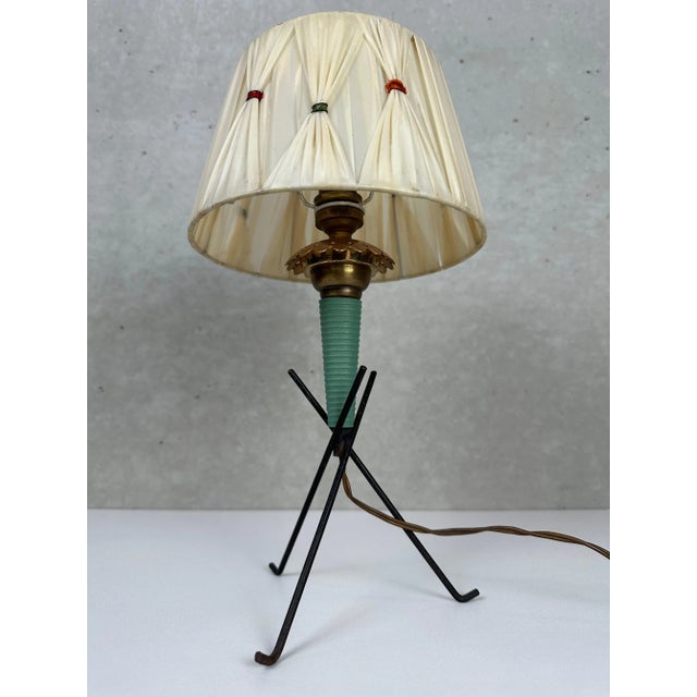 Vintage Tripod Lamp For Sale - Image 3 of 11