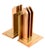 Metal Art Deco Bookends by Von Nessen for Chase, 1930s, Set of 2 For Sale - Image 7 of 10