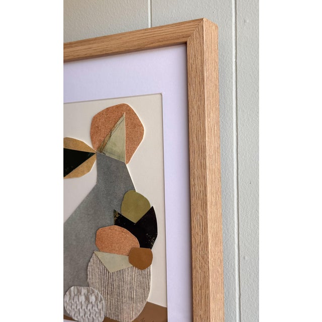 "Vessel" is an original mixed media framed collage on paper by Zac Woodiel. This is one of nine pieces in the "Vessel"...