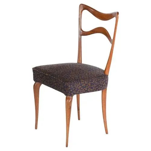 Armonia Walnut Dining Chair by Silvio Piattelli For Sale - Image 13 of 13