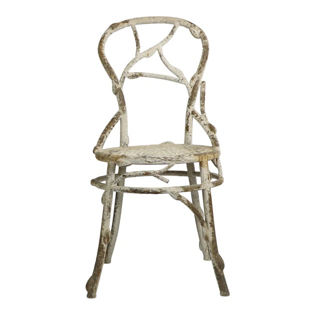 Renaissance Matthew Izzo Home Faux Bois Side Chair For Sale - Image 3 of 3