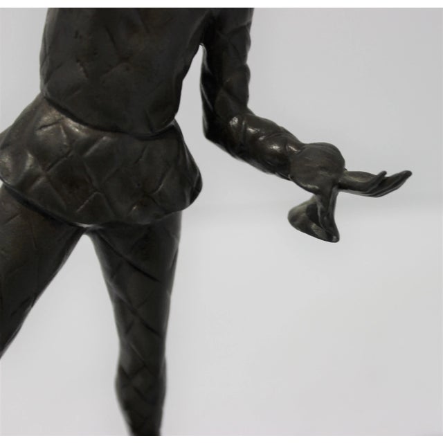 Harlequin Sculpture Art Deco 1920s For Sale - Image 10 of 12