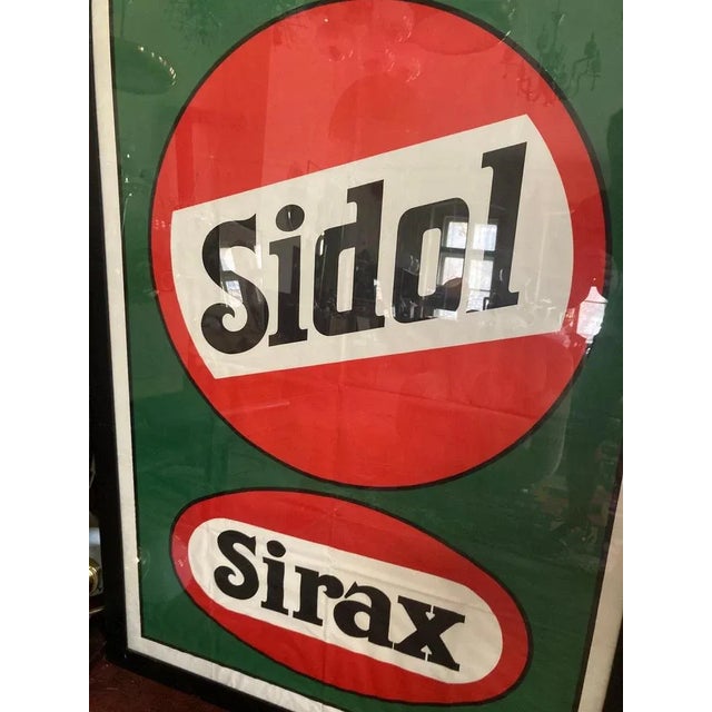 1930s Large Art Deco Advertising Sidol Poster, 1930s For Sale - Image 5 of 6