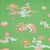 Sample - Schumacher Hanlun Dragon Embroidery Fabric in Green For Sale