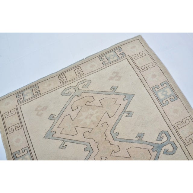 1960s 1960s Unique Design Turkish Handmade Area Carpet For Sale - Image 5 of 11