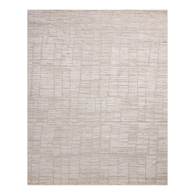 Jean Stoffer x Loloi Daniel Antique Ivory 8'-6" x 11'-6" Area Rug For Sale