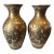 Pair of Japanese Satsuma Hand Paintedwith Gold Vases Meiji Period For Sale