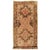 The central panel with a repeating open geometric design with diamond-shaped reserves and oval discs at the corners on a...