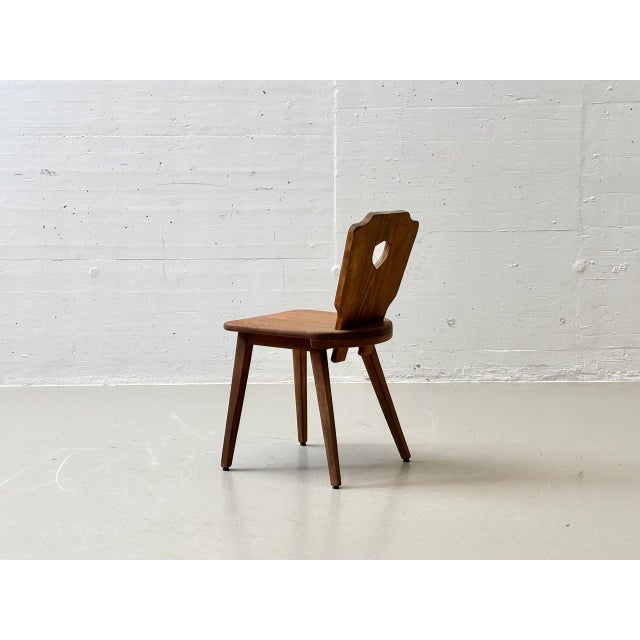 Brown Stabellen Chair in Wood, 1970s For Sale - Image 8 of 18