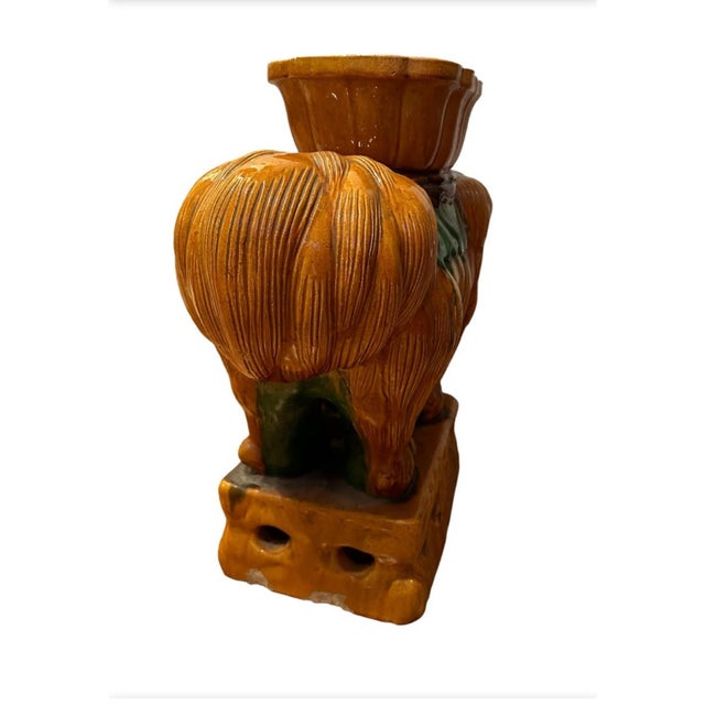 Mid -Century Italian Foo Dog Garden Stools For Sale - Image 4 of 5
