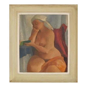 Mid-20th Century Expressionist Nude Painting