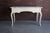 Off-white Ethan Allen Hand Painted Country French Writing Desk For Sale - Image 8 of 11