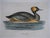 Abercrombie & Fitch Eared Grebe Litho Brass Handle Cocktail Tray Made in Italy For Sale - Image 4 of 6