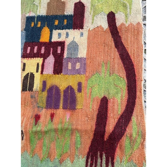Vintage Egyptian Tapestry, 1950s For Sale - Image 9 of 18