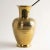 Vintage Ribbed Brass Vase For Sale - Image 4 of 8