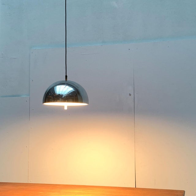 Mid-Century German Space Age Dome Pendant Lamp from Staff Leuchten, 1960s For Sale - Image 9 of 18
