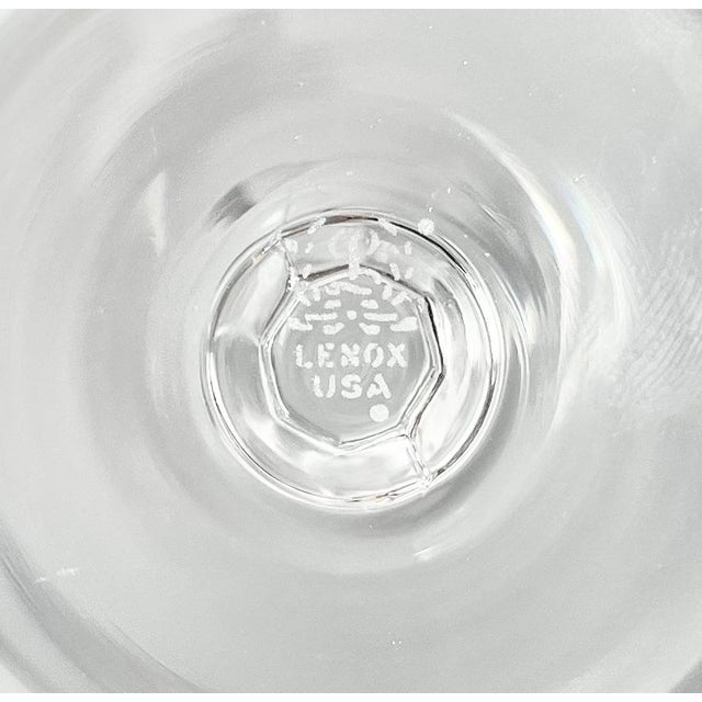 1970s 1970s Lenox “Moonspun” Set of 5 Iced Tea Glasses For Sale - Image 5 of 5