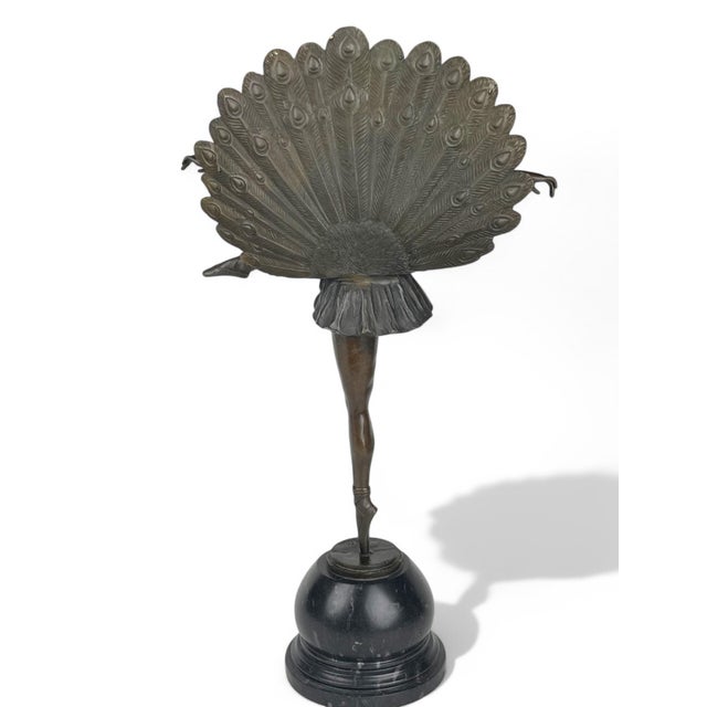 A Patented Bronze Sculpture of a Ballet Dancer Signed I I Pellier For Sale - Image 12 of 18