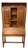 1970s Curt Wessel Shaker Large Cherry Drop Front Secretary Desk For Sale