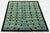 Abstract Azure Rain Modern Abstract Teal & Gold Moroccan Style Wool Rug 10x14 For Sale - Image 3 of 12