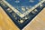 Floral Antique Late 19th Century Scenic Medallion Blue Field Chinese Peking Rug For Sale In New York - Image 6 of 6