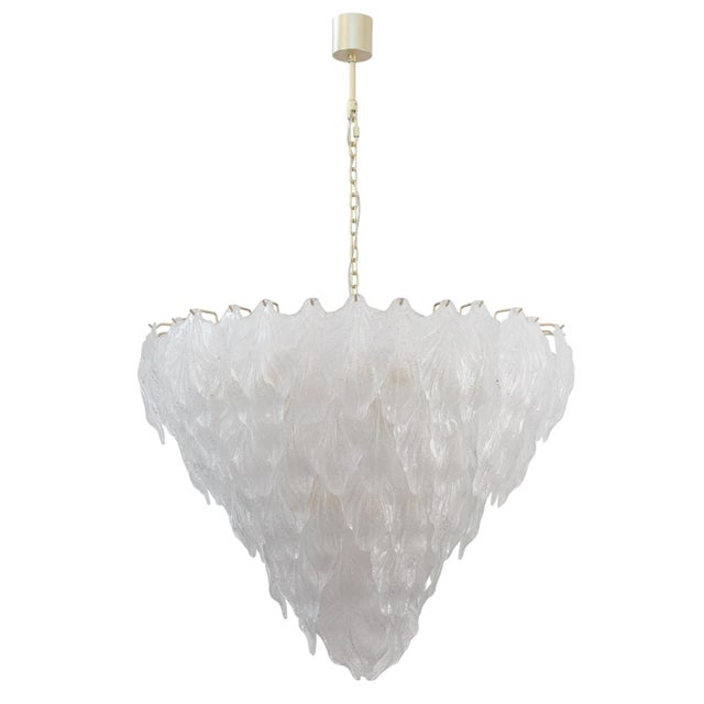 Large Italian Chandelier in Murano Glass, 1990s For Sale - Image 12 of 12