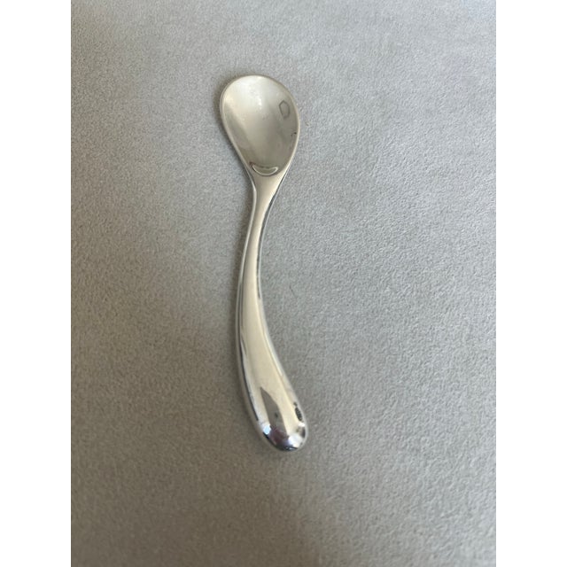 Contemporary 1980s Angela Cummings Silver Espreeso Spoons - 6 pcs For Sale - Image 3 of 3