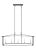 English Sean Lavin by Visual Comfort Studio Thayer Linear Chandelier, Smith Steel For Sale - Image 3 of 3