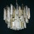 Vintage Italian Murano Glass Crystal Prism Chandelier from Venini, 1970s For Sale - Image 15 of 18