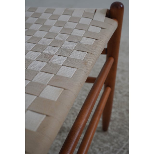 Nichols & Stone Set of 6 Shaker Style Cherry Ladder Back Dining Chairs For Sale - Image 16 of 18