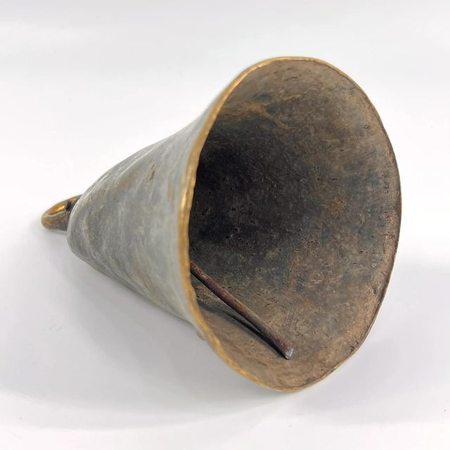 Early 20th Century Benue Brass Bell Nigeria For Sale - Image 4 of 6