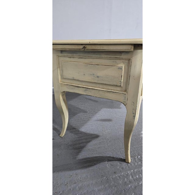 French Painted Kneehole Desk, 1880 For Sale - Image 18 of 18